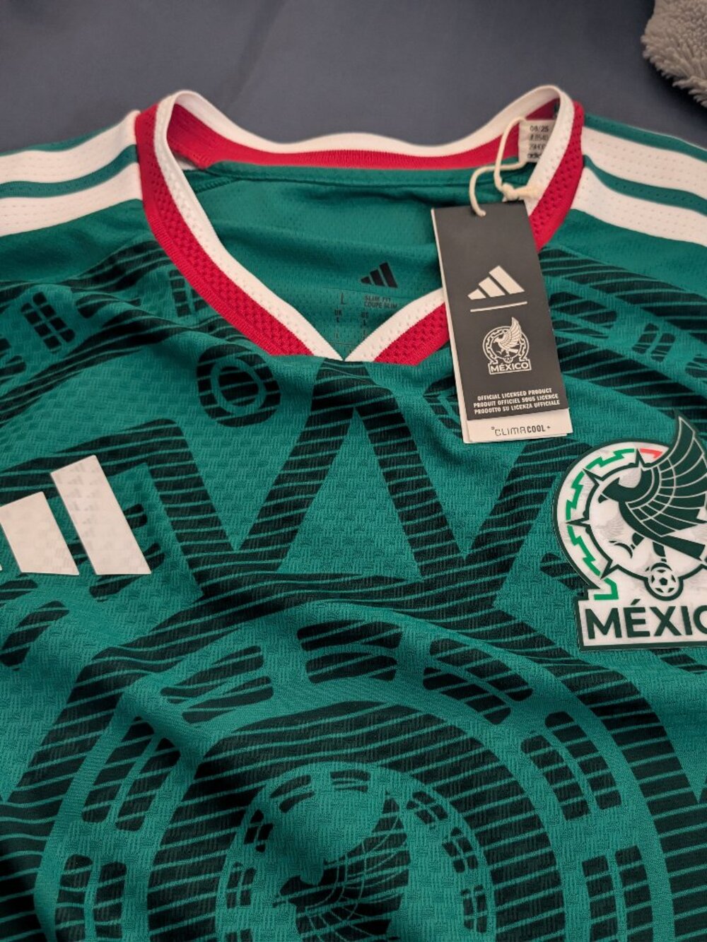 Adidas Mexico 2026 Home Authentic Jersey JL8540 New - Size Large